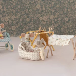 Alternative view of Puslebord, Baby Mus - Rosa