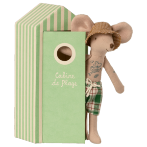 Alternative view of Strandmus, Far i strandhytte