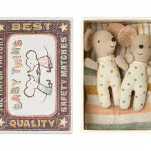 Alternative view of Tvillinger, Baby mus i tændstikæske