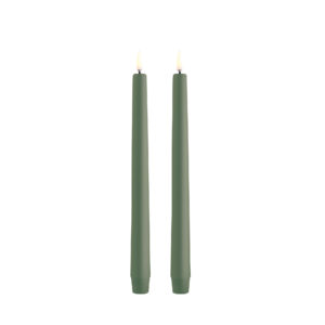 LED stagelys ´Smooth´, Olive Green - 2-pak