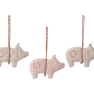 Stofophæng gris - 3 ass.