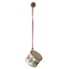 Juleophæng metal tromme Harlekin