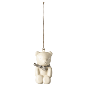 Teddy metal ophæng - blå