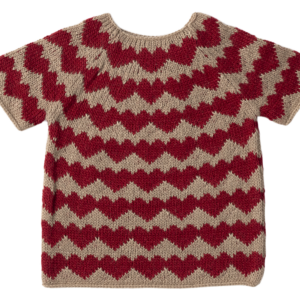 Strik med hjerter til str. 6 Nisse