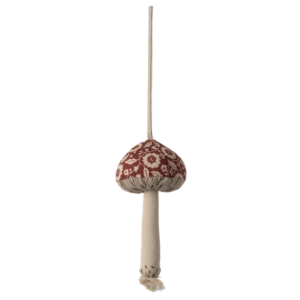 Mushroom ophæng - vinterblomst - rød