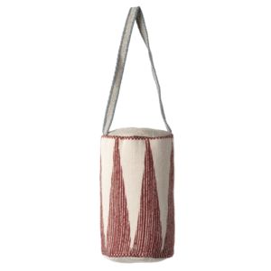 Stof tromme - juleophæng - rød