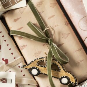 Alternative view of Velourbånd på spole, 10 m - Støvgrøn