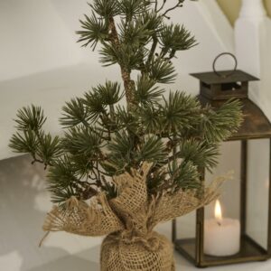 Alternative view of Kunstig cedertræ m. jutefod