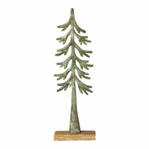 Antik grøn træ på træfod - Stor