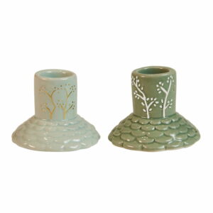 Keramik lysestager 2 varianter