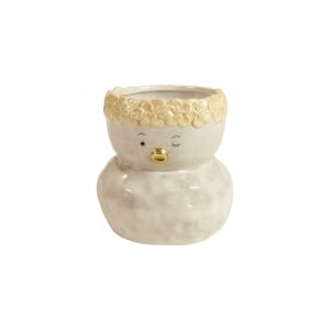 Ande skjuler i keramik med guld næb - rosa