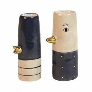 Ande keramik vase med guldnæb - lille