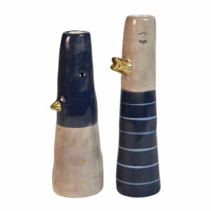 Ande keramik vase med guldnæb - stor