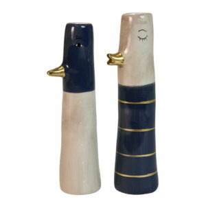 Ande keramik vase med guldnæb - stor