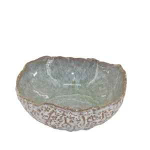 Keramik skål -Grøn