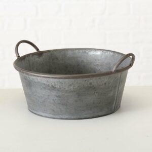 Alternative view of Udendørs zinkfad - lille