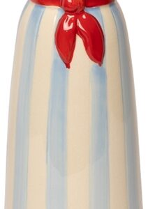 Vase MR. Rød/Lyseblå