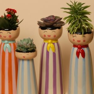 Alternative view of Vase MR. Rød/Lyseblå