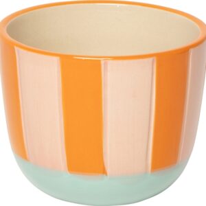 Urtepotte med striber - Orange