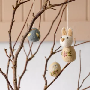 Alternative view of Filt æg med Lyng - 3 stk