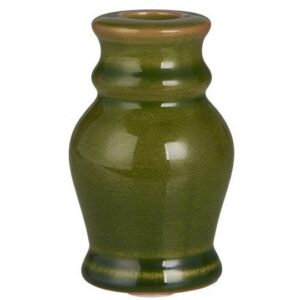 Keramik stage med krakeleret glasur - grøn