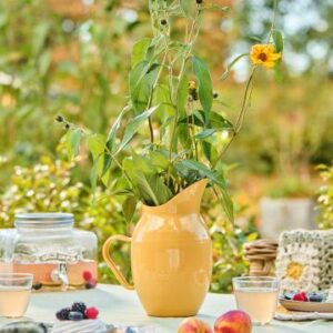 Alternative view of Kande i gul emalje