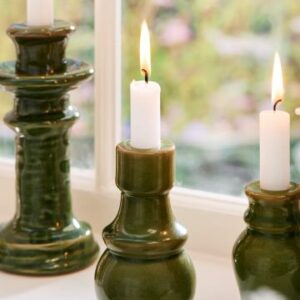 Alternative view of Keramik stage med krakeleret glasur - grøn