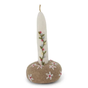 Filt lys med broderier