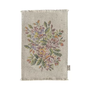 Maileg tæppe med blomster - Medium