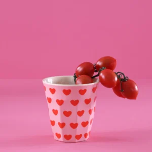 Alternative view of Rice melamin kop - Lyserød - Sweet Hearts Print