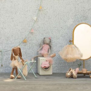 Alternative view of Kanin størrelse 2, Brun - Balletdragt og tylskørt creme