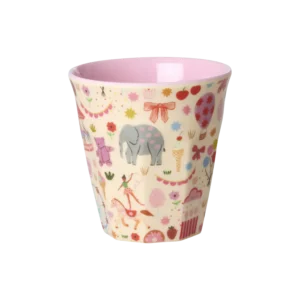 Rice melamin kop - Pink - Fun Fair