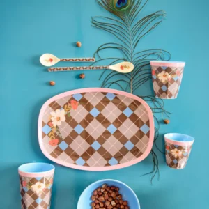 Alternative view of Rice melamin kop - Brun - Gorgeous Tile Print