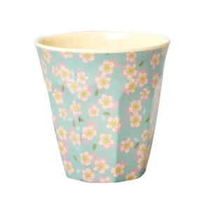 Rice melamin kop - Blå - Small Flower Print