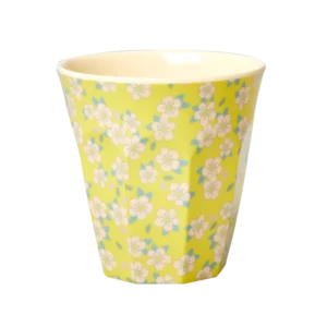Rice melamin kop - Gul - Small Flower Print