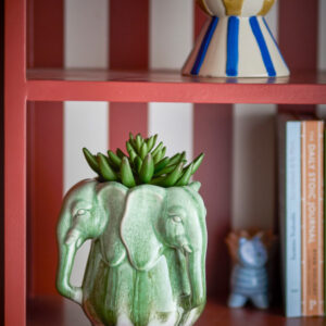 Alternative view of Pontus Vase, Grøn, Stentøj