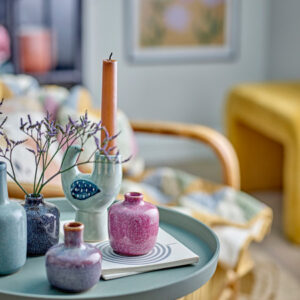 Alternative view of Trudy Lysestage, Blå, Stentøj