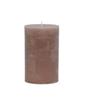 Bloklys Rustic 15x10 cm Gråbrun