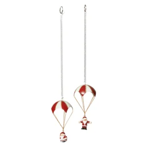 Julemand i faldskærm