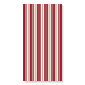 Serviet - røde striber 40x40cm