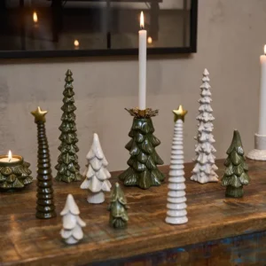 Alternative view of Grøn keramik juletræ