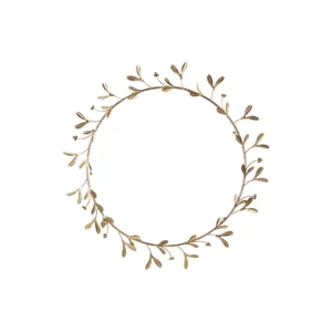 Antik guld krans i metal