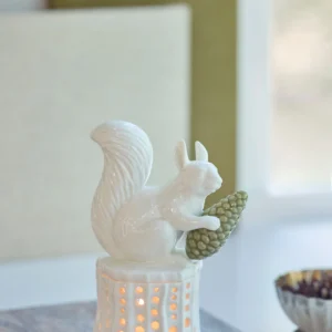 Alternative view of Egern på træstub til lys