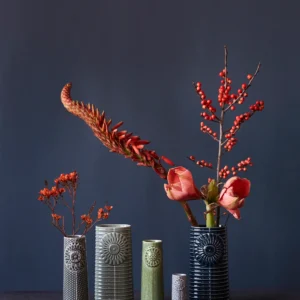 Alternative view of Pipanella Lines Oval vase, petroleum