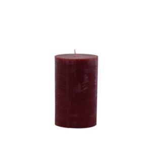 Bloklys Rustic 15x10 cm Rød