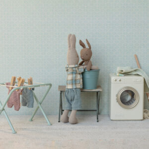 Alternative view of Strikket dragt, Micro - Blå