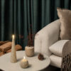 LED rundt lys, Champagne, Glitter - Billede 4