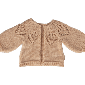 Strikket cardigan, Størrelse 3 - Lys rosa