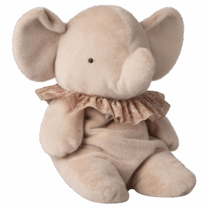 Elefant, plys, Stor - Lyserød