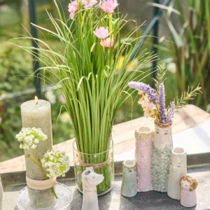 Alternative view of Hunde vase, Beige